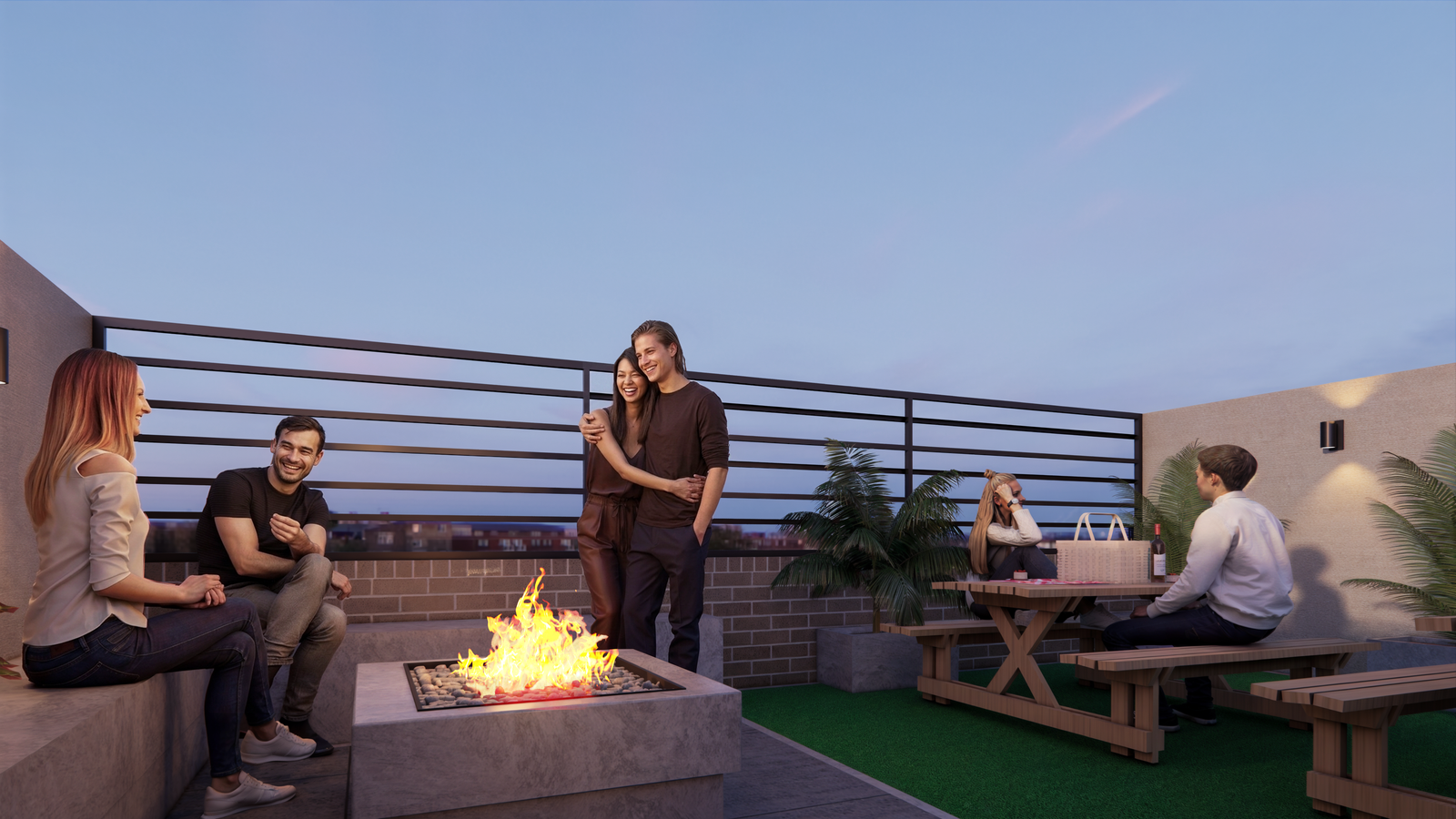 Terraza Chimenea